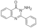 structure of CAS# 1904-60-5, 3-Amino-2-Phenyl-4(3H)-Quinazolinone;3-Amino-2-Phenyl-Quinazolin-4-One;3-Amino-2-Phenyl-4-Quinazolinone;St015588