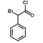 结构式 CAS# 19078-72-9, 溴(苯基)乙酰氯
