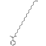 structure of CAS# 19083-52-4, N-Octadecylbenzamide;N-Octadecylbenzamide