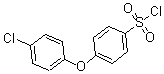 structure of CAS# 191327-30-7, 4-(4-Chlorophenoxy)-Benzenesulfonylchloride