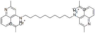 CAS#: 19146-62-4， N,N'-Decane-1,10-Diylbis(2-Methylquinolin-4-Ammonium) Diacetate