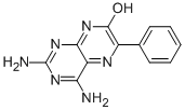 结构式 CAS# 19152-93-3, 2,4-二氨基-6-苯基-7-蝶啶醇