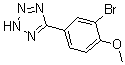 CAS#: 191602-76-3， 5-(3-Bromo-4-Methoxyphenyl)-2H-Tetrazole