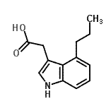 CAS#: 191675-12-4， (4-Propyl-1H-Indol-3-Yl)Acetic Acid