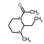 CAS#: 191990-65-5， 1-(2-Ethyl-3-Methyltetrahydro-1(2H)-Pyrimidinyl)Ethanone