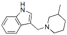 CAS#: 19213-30-0， 3-[(3-Methylpiperidino)Methyl]-1H-Indole