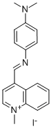 CAS#: 19221-05-7， 4-[[[4-(Dimethylamino)Phenyl]Imino]Methyl]-1-Methyl-Quinolinium Iodide (1:1)