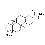 CAS#: 19257-34-2， 3,3-Dimethoxyestr-5(10)-En-17-One