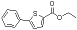 结构式 CAS# 19282-39-4, 5-苯基-2-噻吩羧酸乙酯