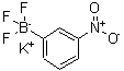 结构式 CAS# 192863-40-4, 三氟(3-硝基苯基)硼酸(1-)钾