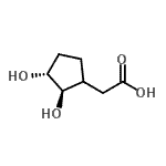 CAS#: 192874-46-7， [(2R,3R)-2,3-Dihydroxycyclopentyl]Acetic Acid
