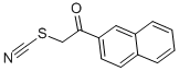 结构式 CAS# 19339-62-9, 2-(2-萘基)-2-氧代乙基硫氰酸酯