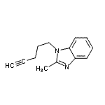 CAS#: 193405-07-1， 2-Methyl-1-(4-Pentyn-1-Yl)-1H-Benzimidazole