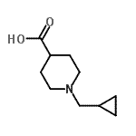 CAS#: 193538-83-9， 1-(Cyclopropylmethyl)-4-Piperidinecarboxylic Acid