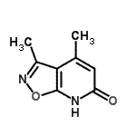 CAS#: 19385-56-9， 3,4-Dimethyl[1,2]Oxazolo[5,4-b]Pyridin-6(7H)-One