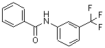 structure of CAS# 1939-24-8, N-[3-(Trifluoromethyl)Phenyl]Benzamide;Nsc131581;St042271;Zinc00029208