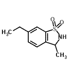 CAS#: 193904-60-8， 6-Ethyl-3-Methyl-2,3-Dihydro-1,2-Benzothiazole 1,1-Dioxide