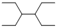 structure of CAS# 19398-77-7, 3,4-Diethylhexane;Inchi=1/C10h22/C1-5-9(6-2)10(7-3)8-4/H9-10H,5-8H2,1-4H;Hexane, 3,4-Diethyl-;3,4-Diethyl Hexane