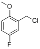 structure of CAS# 19415-40-8, 2-(Chloromethyl)-4-Fluoro-1-Methoxybenzene;2-(Chloromethyl)-4-Fluoro-1-Methoxy-Benzene;Zinc01732076;Nsc190370