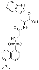 CAS#: 19461-22-4， (N-(5-Dimethylaminonaphthalene-1-sulphonyl)glycyl)tryptophan