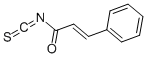 structure of CAS# 19495-08-0, 3-Phenyl-2-Propenoylisothiocyanate;Cinnamoyl Isothiocyanate (Predominately Trans);3-PHENYLPROP-2-ENOYL ISOTHIOCYANATE;CINNAMOYL ISOTHIOCYANATE