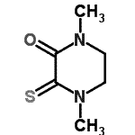 CAS#: 195048-48-7， 1,4-Dimethyl-3-Thioxo-2-Piperazinone