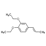 CAS#: 195192-77-9， 1,2-Diethoxy-4-[(1E)-1-Propen-1-Yl]Benzene