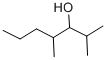 structure of CAS# 19549-72-5, 2,4-Dimethyl-3-Heptanol;2,4-Dimethyl-3-Heptanol;3-Heptanol, 2,4-Dimethyl-;Nsc102784