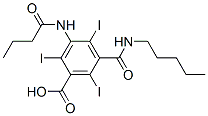 CAS#: 1955-03-9， 3-Butyrylamino-5-(Pentylcarbamoyl)-2,4,6-Triiodobenzoic Acid