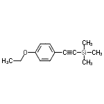 CAS#: 196599-73-2， [(4-Ethoxyphenyl)Ethynyl](Trimethyl)Silane