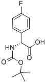 structure of CAS# 196707-32-1, (2R)-2-(4-Fluorophenyl)-2-[(2-Methylpropan-2-Yl)Oxycarbonylamino]Acetic acid;(2R)-2-(Tert-Butoxycarbonylamino)-2-(4-Fluorophenyl)Acetate;(2R)-2-[(Tert-Butoxy-Oxomethyl)Amino]-2-(4-Fluorophenyl)Acetate;(2R)-2-(4-Fluorophenyl)-2-[(2-Methylpropan-2-Yl)Oxycarbonylamino]Ethanoate