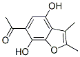 CAS#: 19671-80-8， 6-Acetyl-2,3-Dimethyl-4,7-Benzofurandiol