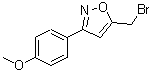 CAS#: 196877-76-6， 5-(Bromomethyl)-3-(4-Methoxyphenyl)-1,2-Oxazole