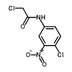 结构式 CAS# 196935-03-2, 2-氯-N-(4-氯-3-硝基苯基)乙酰胺