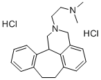 CAS#: 19701-61-2， 1,2,3,7,8,12b-Hexahydro-2-(2-(dimethylamino)ethyl)benzo(6,7)cyclohept(1,2,3-de)isoquinoline dihydrochloride