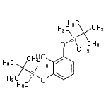 CAS#: 197014-35-0， 2,6-Bis{[Dimethyl(2-Methyl-2-Propanyl)Silyl]Oxy}Phenol