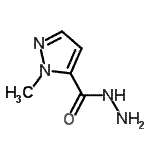 structure of CAS# 197079-02-0, 1-Methyl-1H-Pyrazole-5-Carbohydrazide;1-methylpyrazole-5-carbohydrazide;2-Methyl-2 H -pyrazole-3-carboxylic acid hydrazide;2-METHYL-2-(6-PHENYLPYRIDAZIN-3-YL)PROPIONITRILE