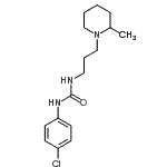 CAS#: 197502-59-3， 1-(4-Chlorophenyl)-3-[3-(2-Methyl-1-Piperidinyl)Propyl]Urea