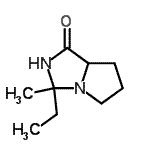 CAS#: 197709-31-2， 3-Ethyl-3-Methylhexahydro-1H-Pyrrolo[1,2-c]Imidazol-1-One