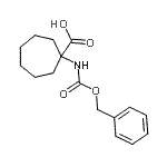 CAS#: 197794-44-8， 1-{[(Benzyloxy)Carbonyl]Amino}Cycloheptanecarboxylic Acid