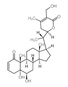 CAS#: 19891-82-8， (22R)-5,6beta,22,27-Tetrahydroxy-1-Oxo-5alpha-Ergosta-2,24-Dien-26-Oic Acid gamma-Lactone