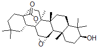 CAS#: 19897-41-7， 11alpha,12alpha-Epoxy-3beta,13-Dihydroxyoleanane-28-Oic Acid gamma-Lactone