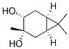 CAS#: 19898-59-0， (1alpha,3alpha,4alpha,6alpha)-3,7,7-Trimethylbicyclo[4.1.0]Heptane-3,4-Diol