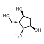 CAS#: 199167-65-2， (1S,3R,4R,5R)-4-Amino-5-(Hydroxymethyl)-1,3-Cyclopentanediol