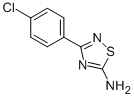 结构式 CAS# 19922-07-7, 3-(4-氯苯基)-1,2,4-噻二唑-5-胺