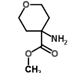 structure of CAS# 199330-66-0, Methyl 4-Aminotetrahydro-2H-Pyran-4-Carboxylate;2H-Pyran-<wbr>4-carboxy<wbr>licacid,4<wbr>-aminotet<wbr>rahydro-,<wbr>methylest<wbr>er(9CI);4-Aminotetrahydro-2H-pyran-4-carboxylic acid methyl ester;methyl 4-aminotetrahydro-2H-pyran-4-carboxylate