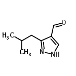 CAS#: 199682-75-2， 3-Isobutyl-1H-Pyrazole-4-Carbaldehyde