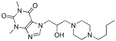 CAS 登录号：19971-76-7， 7-[3-(4-丁基-1-哌嗪基)-2-羟基丙基]茶碱