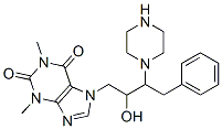 CAS#: 19971-94-9， 7-(beta-Hydroxy-gamma-Benzylpiperazinopropyl)Theophylline