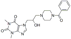 CAS#: 19972-09-9， 7-[3-(4-Benzoyl-1-Piperazinyl)-2-Hydroxypropyl]-1,3-Dimethyl-7H-Purine-2,6(1H,3H)-Dione